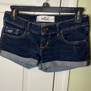 Hollister Dark Wash Jean Shorts 00